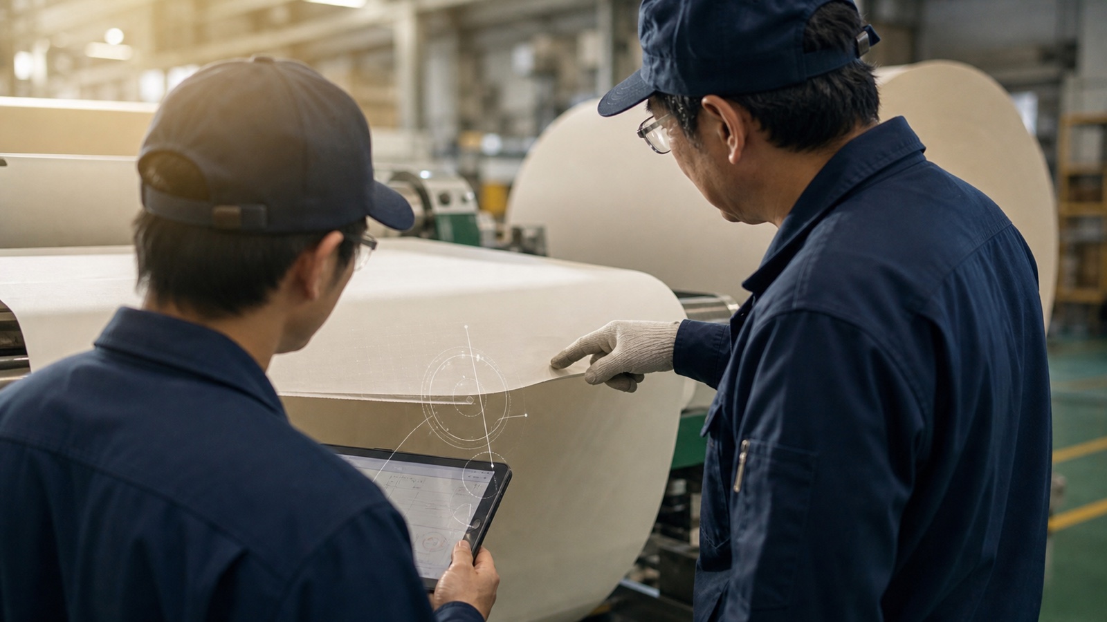 四国中央の中小企業の事業承継 - 経営の見える化・技能伝承をAIで準備するイメージ